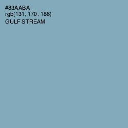#83AABA - Gulf Stream Color Image